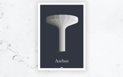 Plakater med motiver fra Aarhus